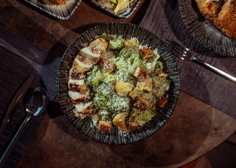 Classic Caesar Salad with Homemade Dressing