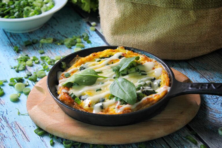 High-Protein Spinach Feta Egg Muffins