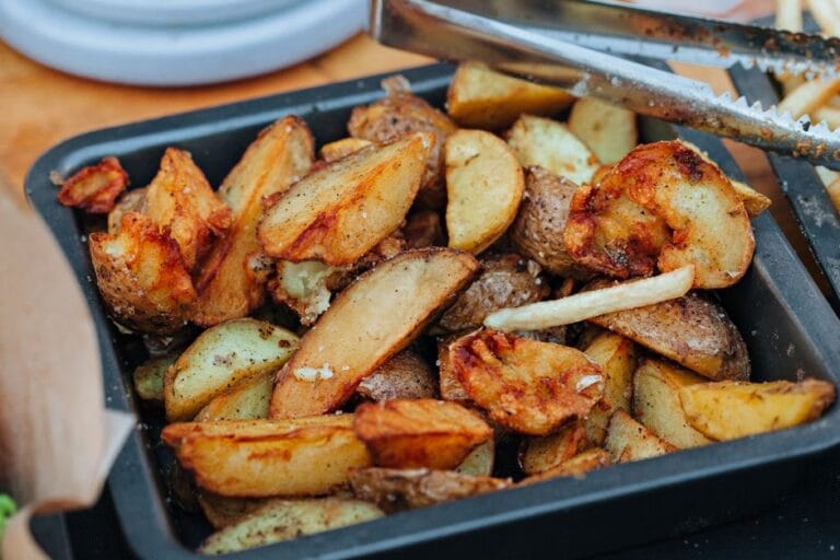 Crispy Air Fryer Smashed Potatoes